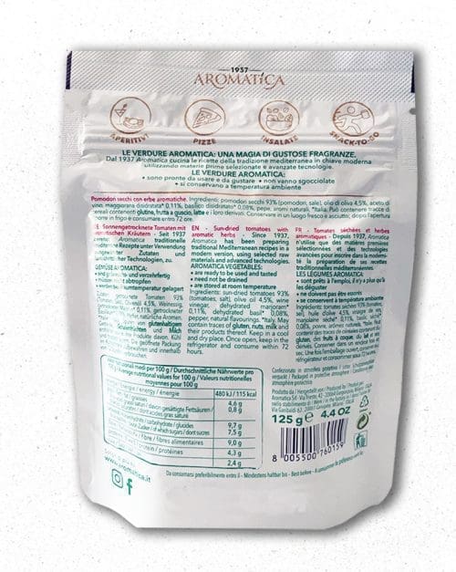 Pomodori secchi con erbe italiane