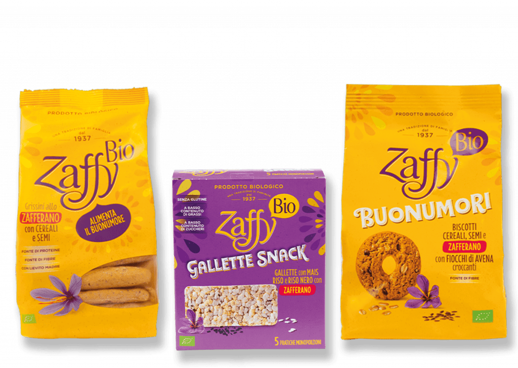 Zaffy linea BIo Biscotti e snack
