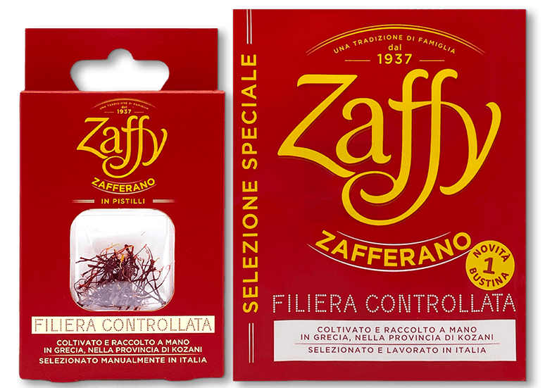 Zaffy Zafferano gusto intenso filiera controllata